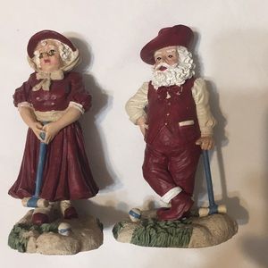 Vintage set Mr. and Mrs. Claus from House of Lloyd